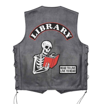 Read to Live, Live to Read Motorcycle Vest