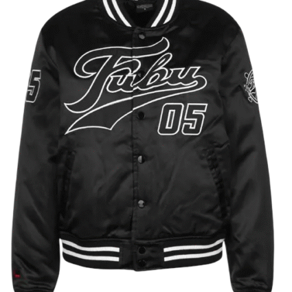 Varsity Black College FUBU Jacket For Women