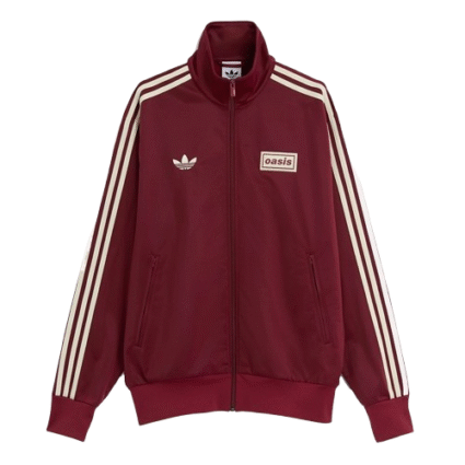 Adidas x Oasis Maroon Track Jacket