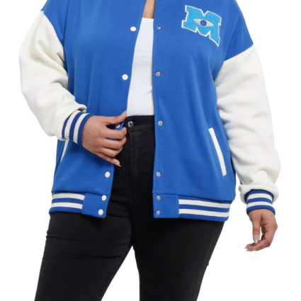Disney Pixar Monsters University College Girls Varsity Jacket