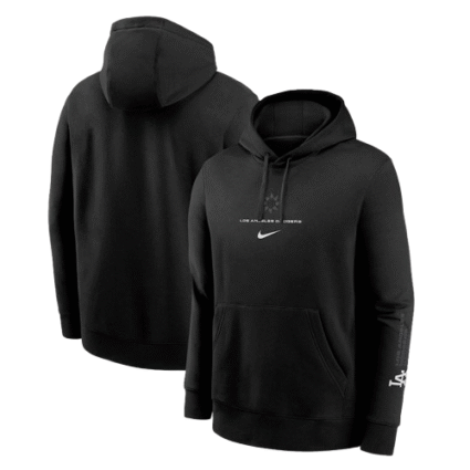 Dodgers Nike Black Lights Out Club Hoodie