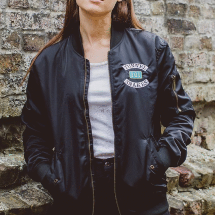 Fallout Tunnels Snakes Retro Bomber Jacket
