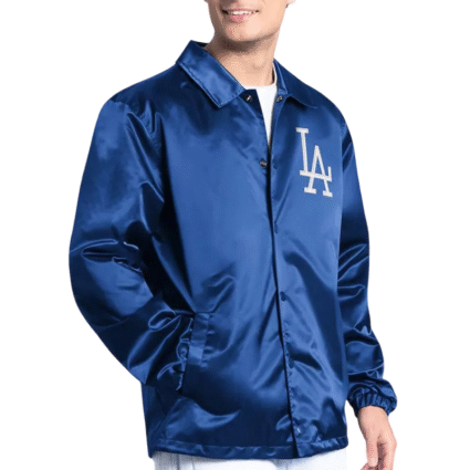 LA Dodgers Point Man Coaches Royal Jacket