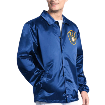 Milwaukee Brewers Point Man Coaches Jacket