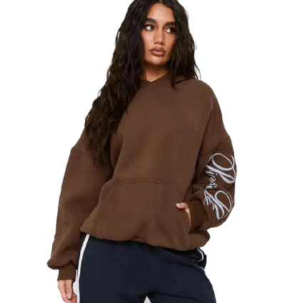 Princess Polly Script Text Graphic Hoodie