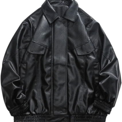 90s Style Leather Jacket