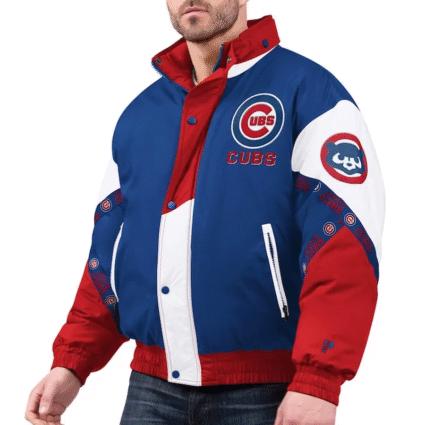 Chicago Cubs Pro Player Tape Hoodie Jacket