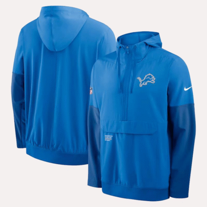 Detroit Lions Nike Sideline Anorak Hoodie Jacket