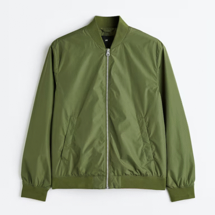 H&m Green Bomber Jacket