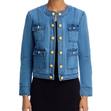 L'AGENCE Yari Collarless Jacket
