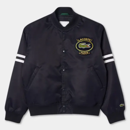 Lacoste Vintages Patch Varsity Jacket