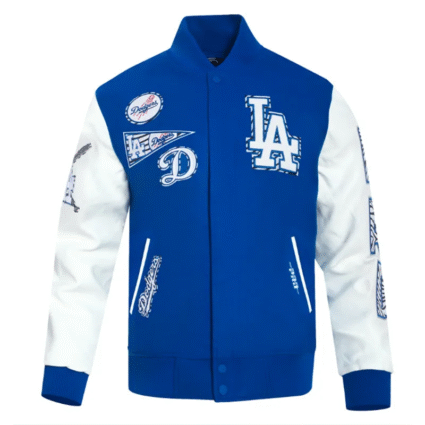 Los Angeles Dodgers Animal Print Varsity Jacket