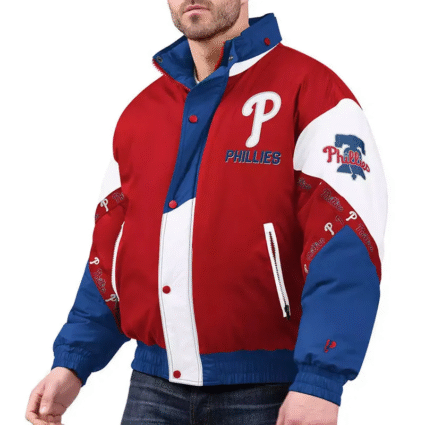 Philadelphia Phillies Pro Player Tape Hoodie Jacket