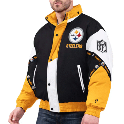 Pittsburgh Steelers Pro Player Tape Hoodie Jacket