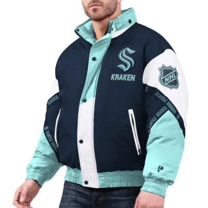 Seattle Kraken Pro Player Tape Hoodie Jacket