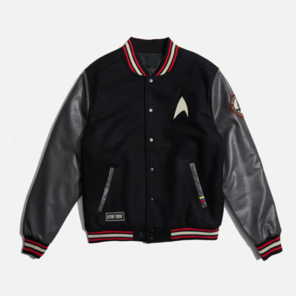 Star Trek Starfleet Bomber Varsity Jacket