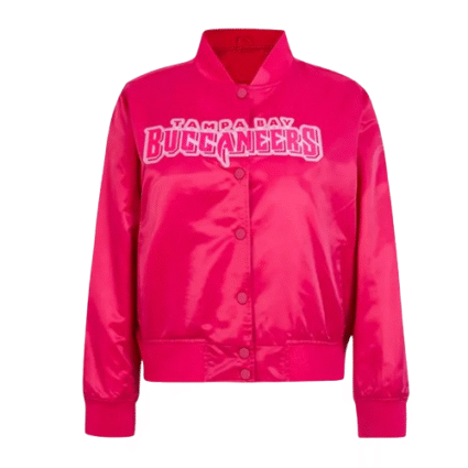 Tampa Bay Buccaneers Triple Pink Satin Jacket