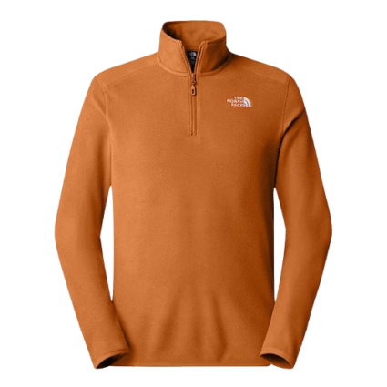 The North Face Glacier 14 Zip Orange Fleece Jacket