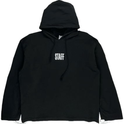 Vetements SS17 Hanes Staff Tour Black Hoodie
