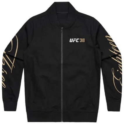 318 New Orleans 2025 Black Bomber Jacket