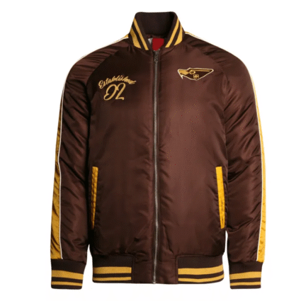 AFL Hawthorn Hawks Vintage Brown Bomber Jacket