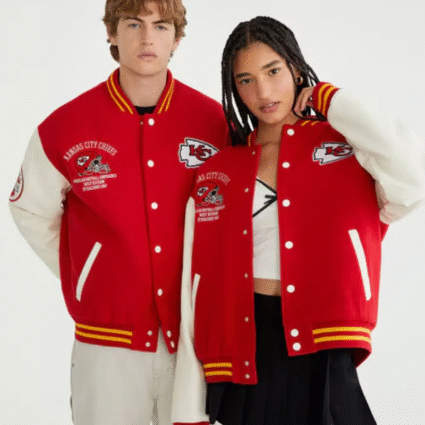 Aeropostale Kansas City Chiefs Varsity Jacket