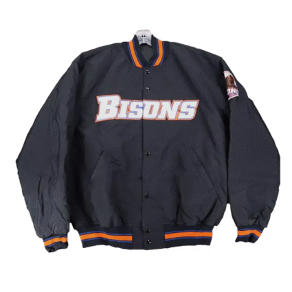 Buffalo Bisons Minor League Vintage Baseball Black Jacket