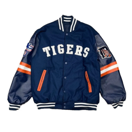 G-III Detroit Tigers Navy Varsity Jacket
