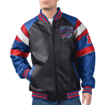 G iii Buffalo Bills Varsity Leather Jacket