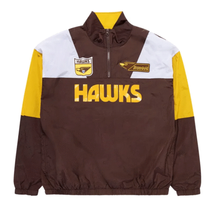 Hawthorn Hawks Throwback Pullover Windbreaker Jacket
