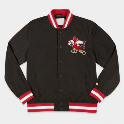 Louisville Cardinals Football Blackout Bomber Jacket