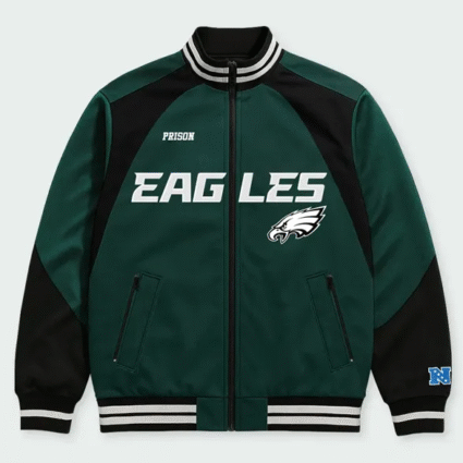 NFL Philadelphia Eagles Green Bomber Jacket