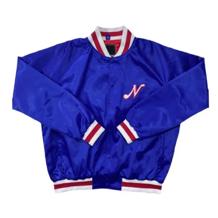 Nashville Sounds Royal Throwback Satin Jacket