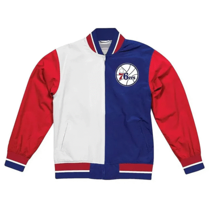Philadelphia 76ers Warm Up Team History Jacket