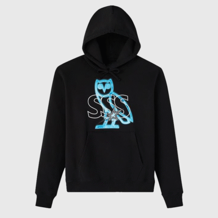Scarborough Shooting Stars Galaxy Hoodie Black