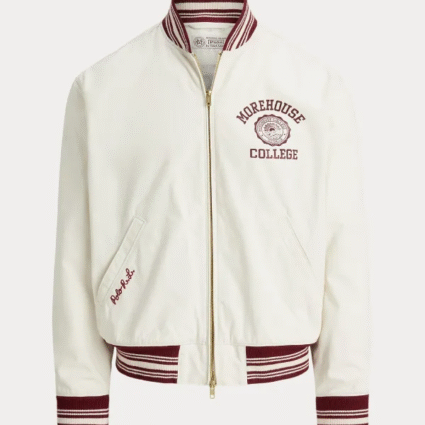 The Morehouse College White Track Jacket