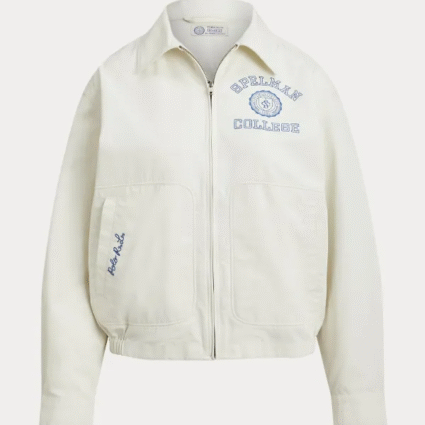The Spelman College White Drizzler Jacket