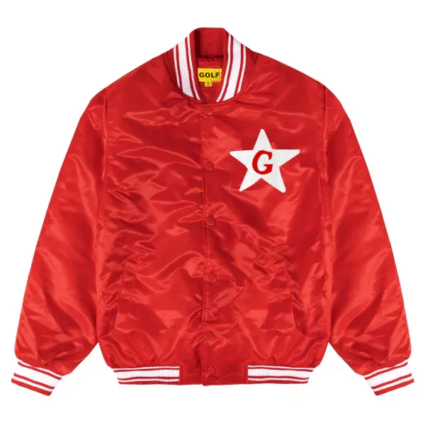 Tyler The Creator Don’t Tap The Glass Red Satin Jacket