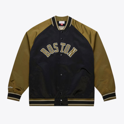 Black Olive Boston Celtics Vintage Double Clutch Jacket