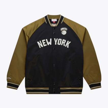 Black Olive New York Knicks Vintage Double Clutch Jacket
