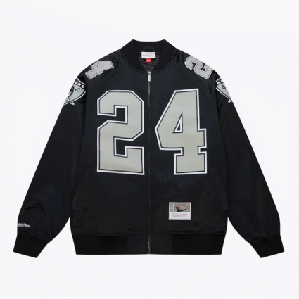 Charles Woodson Black Oakland Raiders Maxxed Out Jacket