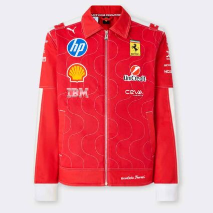 Charles Leclerc Scuderia Ferrari HP 2025 Monza Team Jacket