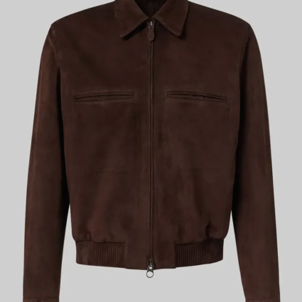 David Beckham Street Suede Brown Jacket