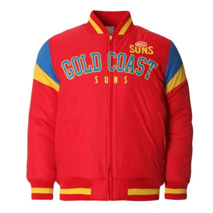 Gold Coast Suns Red Varsity Jacket