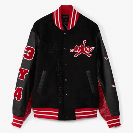 Jordan Varsity Jacket X Awake NY - Black