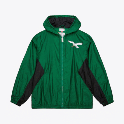Kelly Green Philadelphia Eagles Playmaker Vintages Windbreaker Jacket