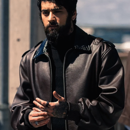 Off White Show Zayn Malik Leather Jacket