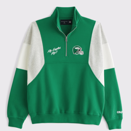 Philadelphia Eagles Half-Zip Sweatshirt