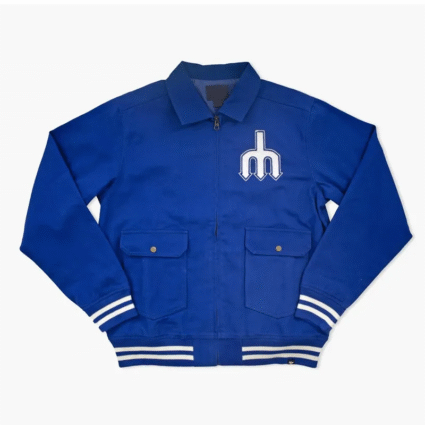 Royal MLB Seattle Mariners Golden Diamond Homestead Jacket