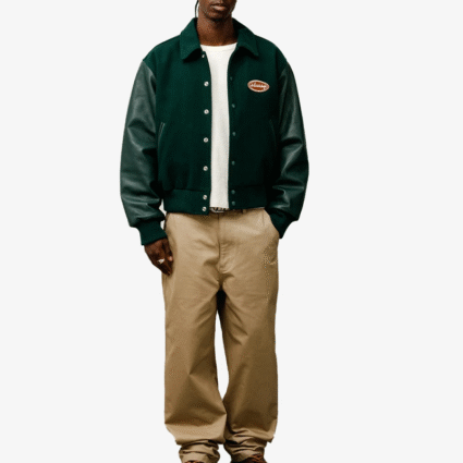 Stussy Script Oval Varsity Jacket